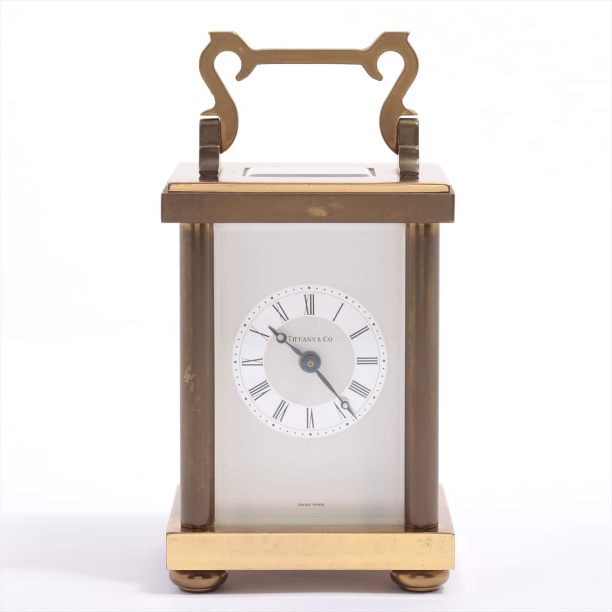 Tiffany Table Clock GP Stem-winder White-Face