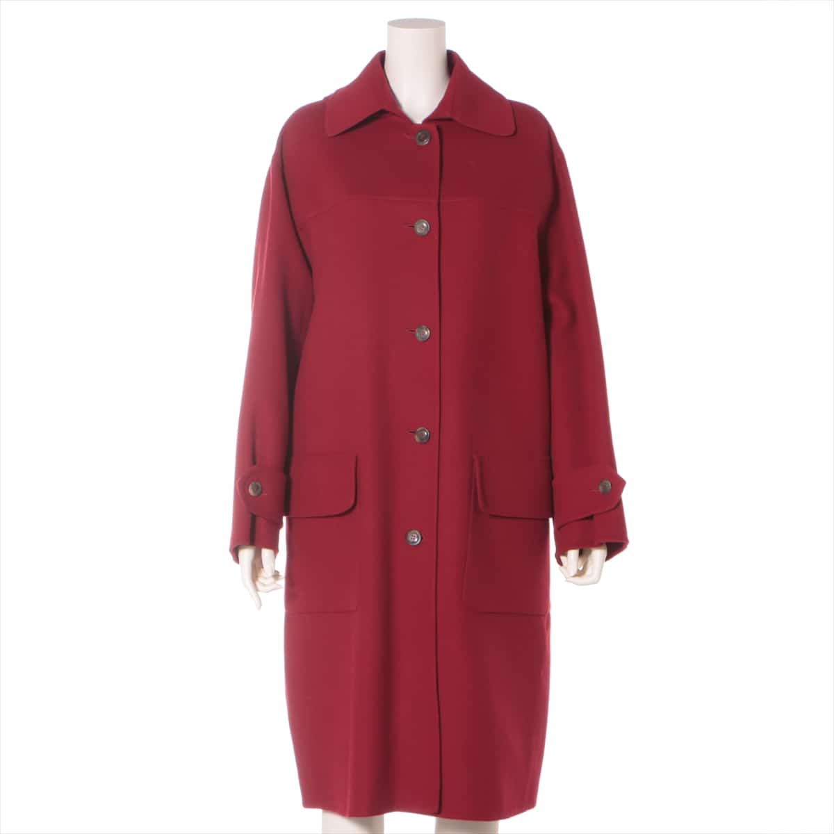Ferragamo Wool coats 42 Ladies' Red