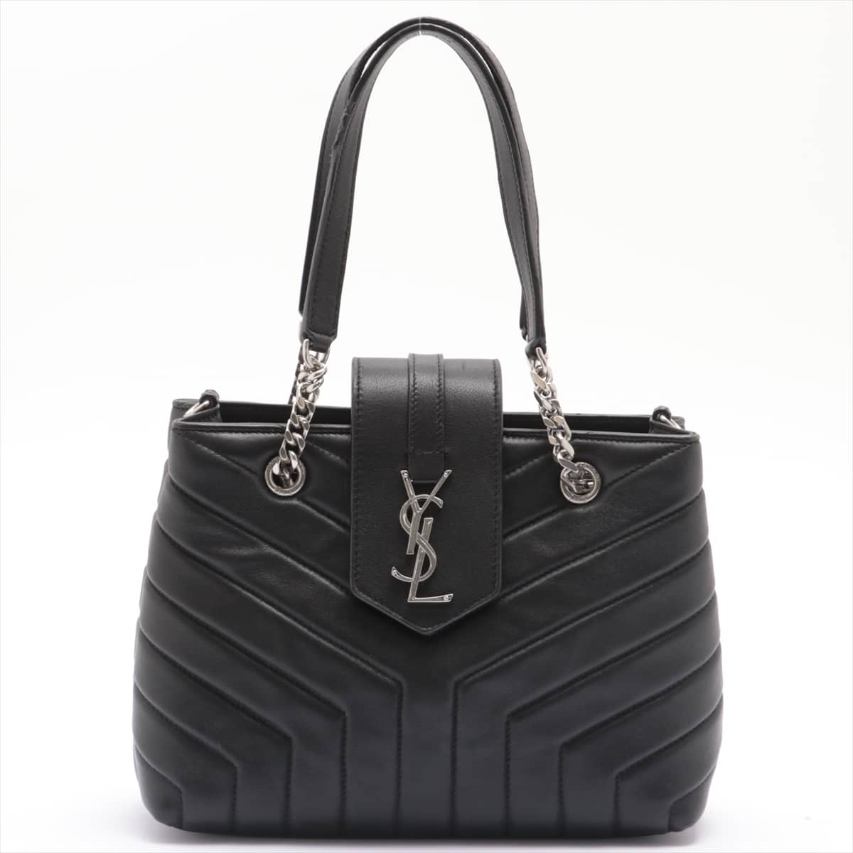 Saint Laurent Paris Lulu Leather 2way handbag Black 502717