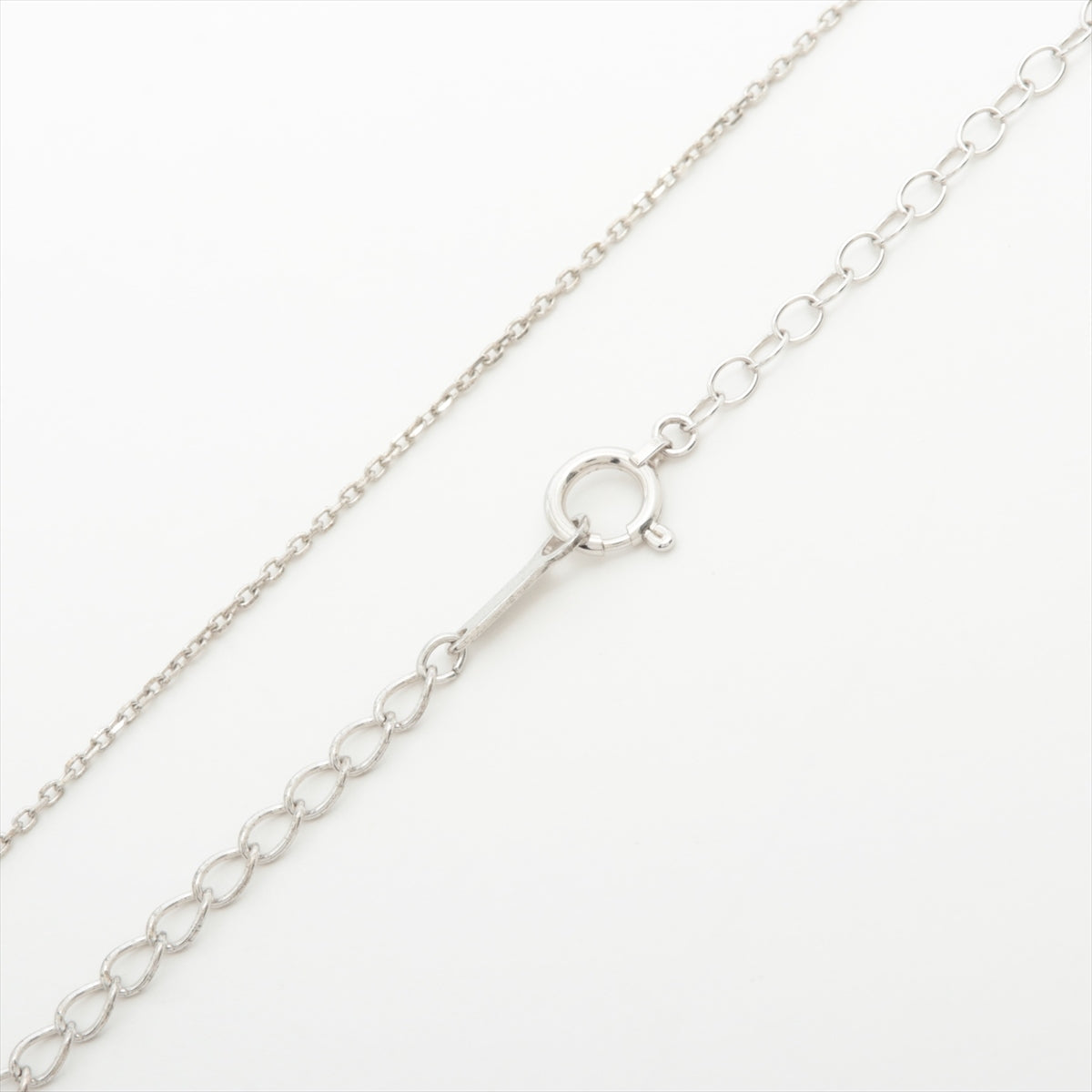 TASAKI Pearl Colored stone Necklace K18WG×SV 3.9g with adjuster (K18WG 0.4g) Main body SV 3.5g