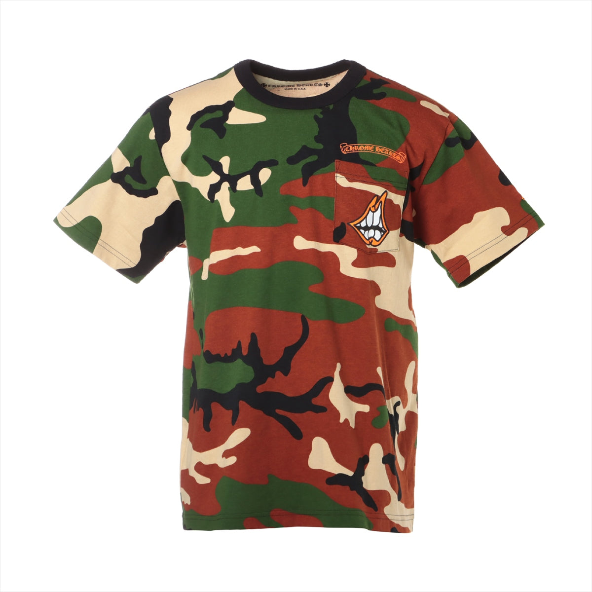 Chrome Hearts Matty Boy T-shirt Cotton size L Camouflage PPO CAUTION