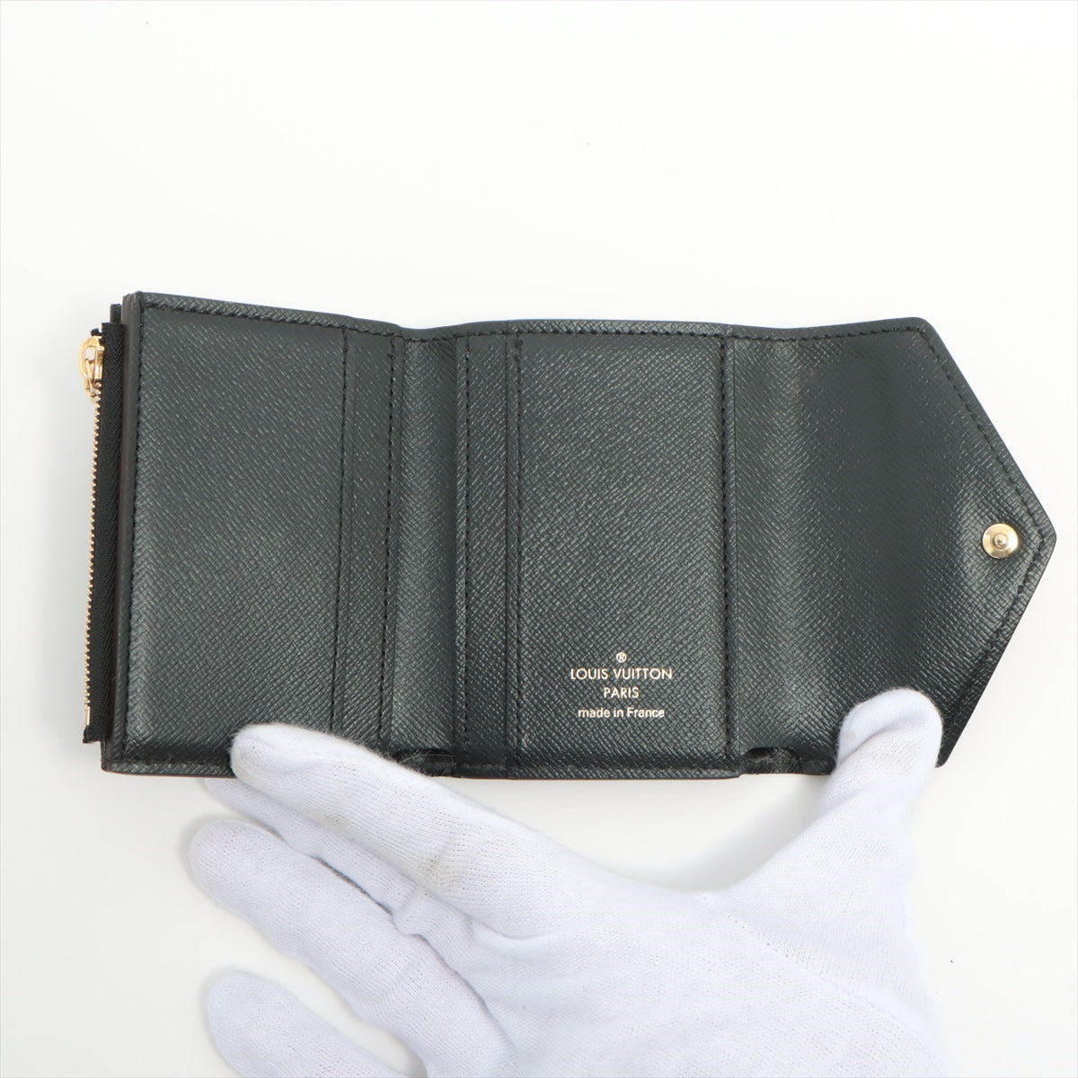 Louis Vuitton Giant Monogram Reverse Portefeuille Zoé M80725 Compact Wallet