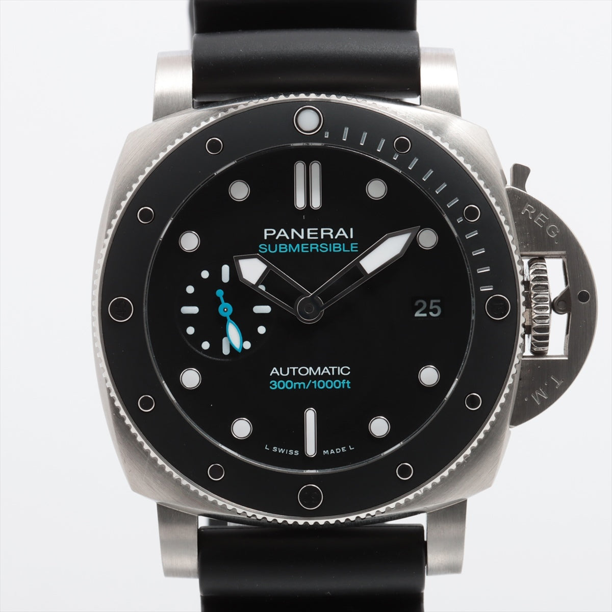 Panerai Submersible PAM02683 SS & Rubber AT Black-Face