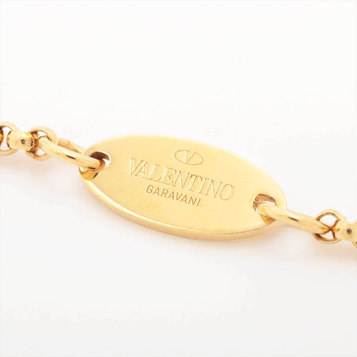 Valentino V logo Bracelet GP Gold