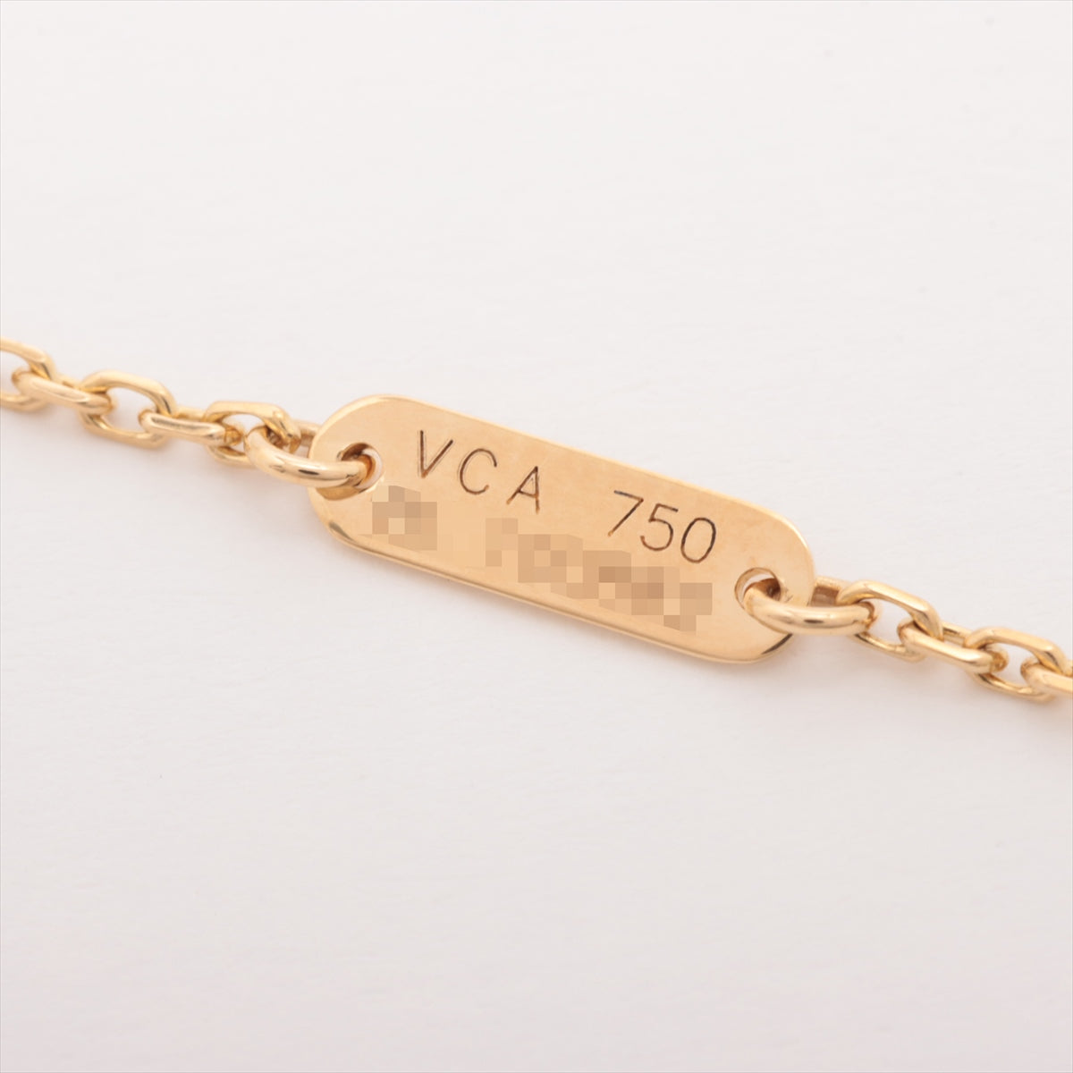 Van Cleef & Arpels Vintage Alhambra Onyx diamond Necklace 750(YG) 7.3g 2005 Holiday season only