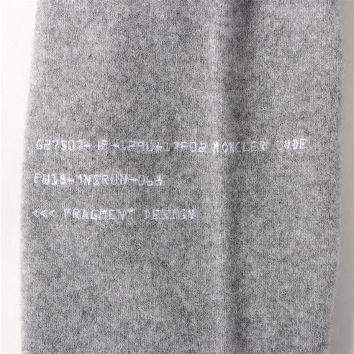 Moncler x Fragment 18 years Wool & Cashmere Knit XXL Men's Grey  D209U9000750