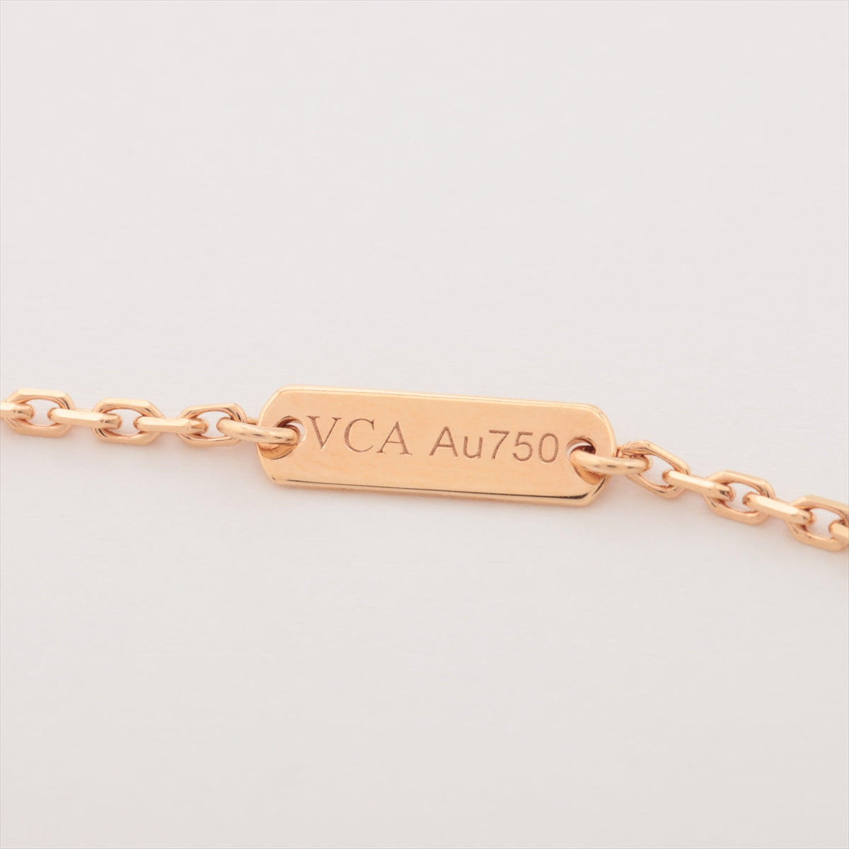 Van Cleef & Arpels Vintage Alhambra diamond Necklace 750(YG) 5.8g VCARA45300