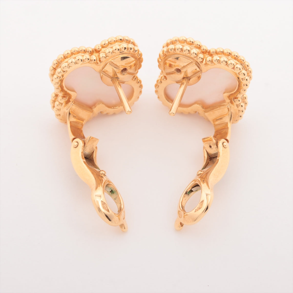 Van Cleef & Arpels Vintage Alhambra shells Piercing jewelry 750(YG) 7.5g