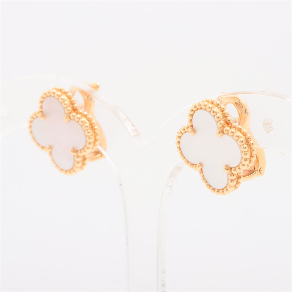 Van Cleef & Arpels Vintage Alhambra shells Piercing jewelry 750(YG) 7.5g