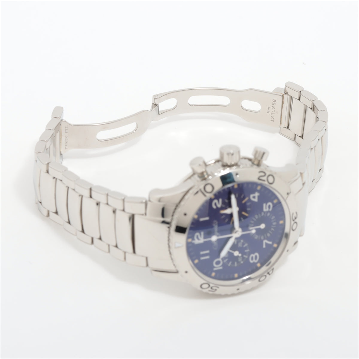 Breguet Aeronavale Limited to 1000 in Japan 3807ST/J2/SW9 SS AT Blue-Face Extra-Link3
