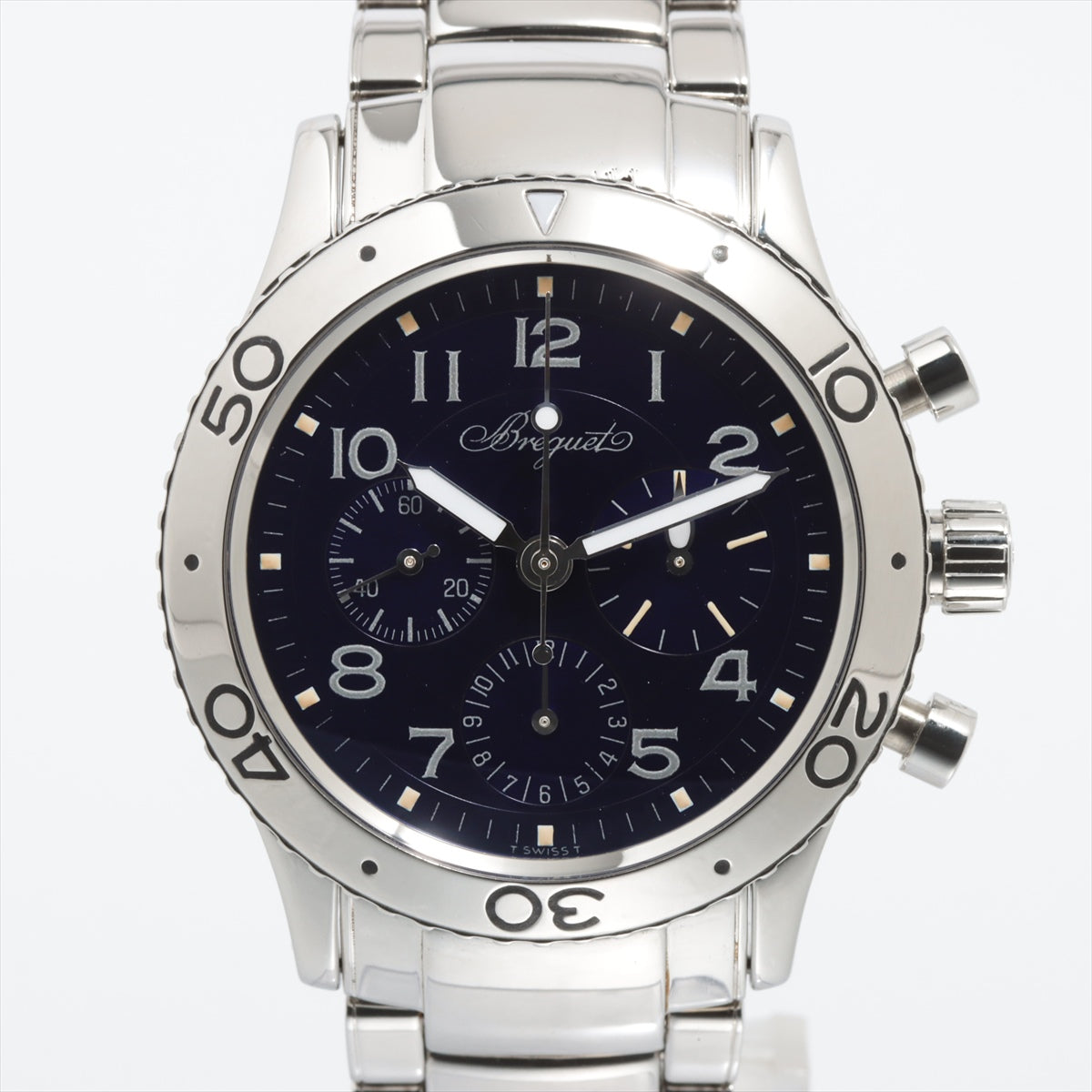 Breguet Aeronavale Limited to 1000 in Japan 3807ST/J2/SW9 SS AT Blue-Face Extra-Link3