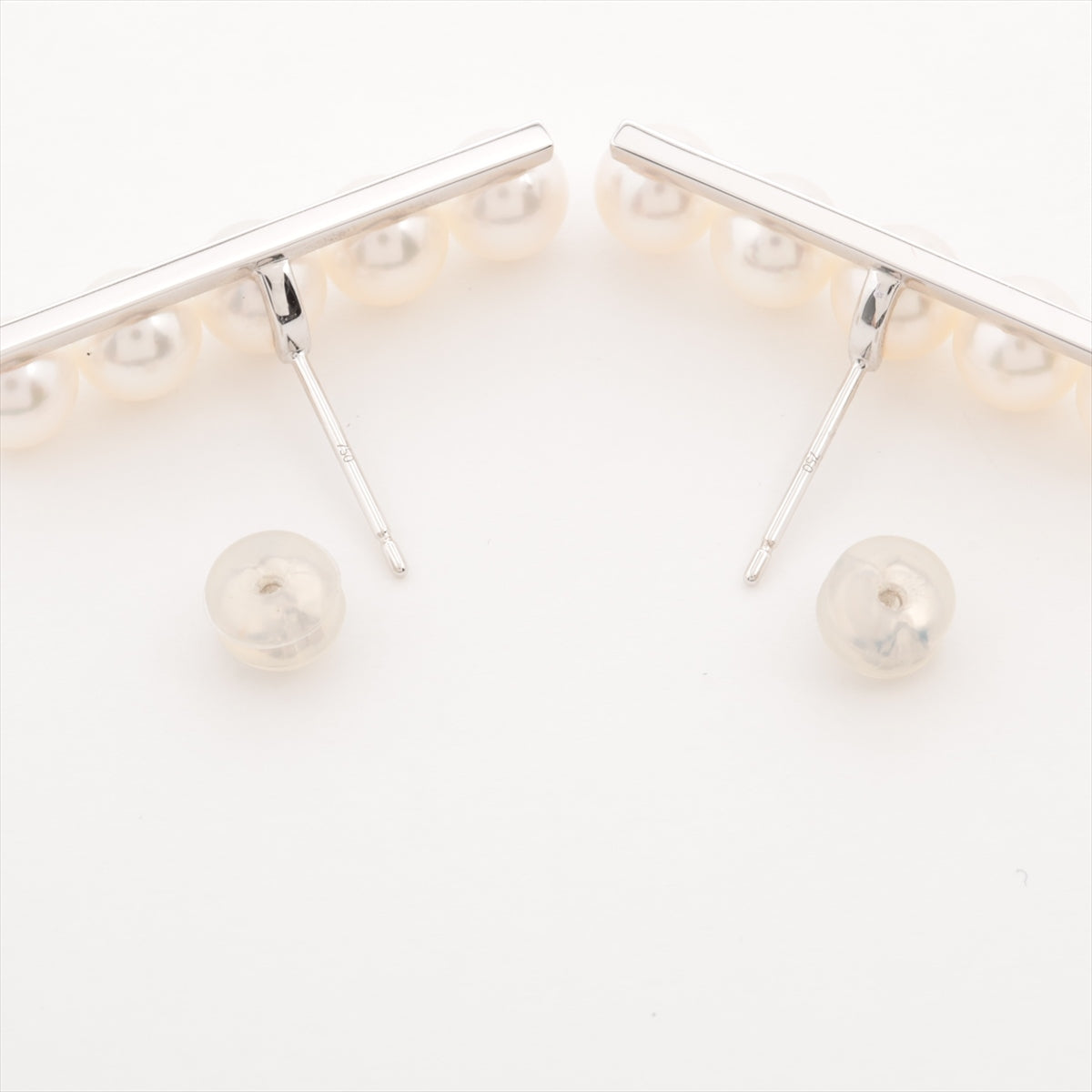 TASAKI Balance Plus Pearl Piercing jewelry 750(WG) 5.0g total Approx. 5.5mm E-3842