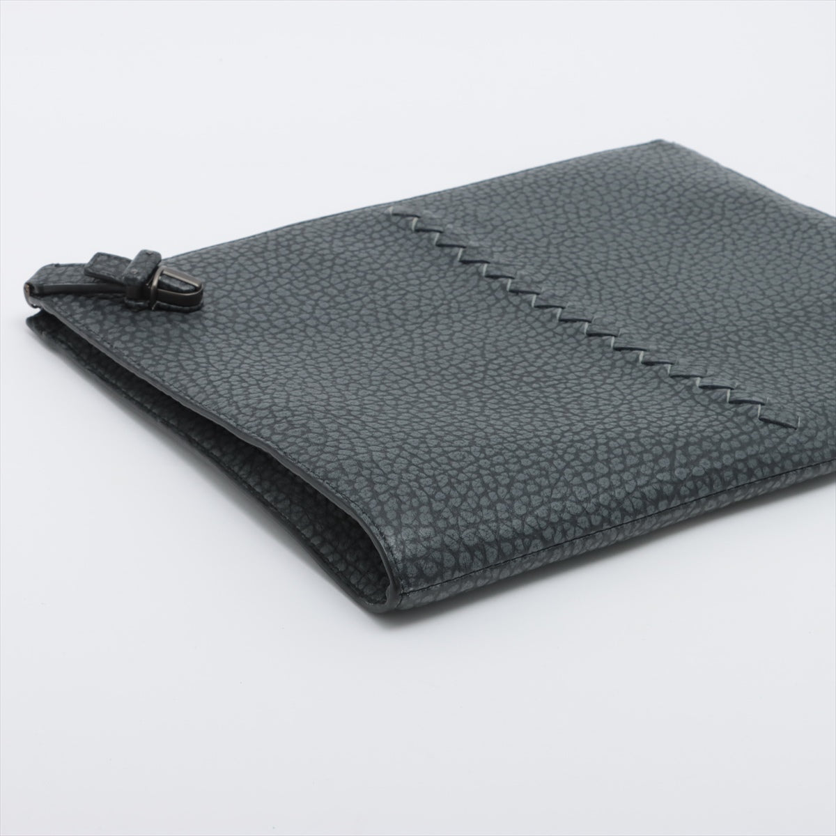 Bottega Veneta Leather Clutch bag Grey 221508