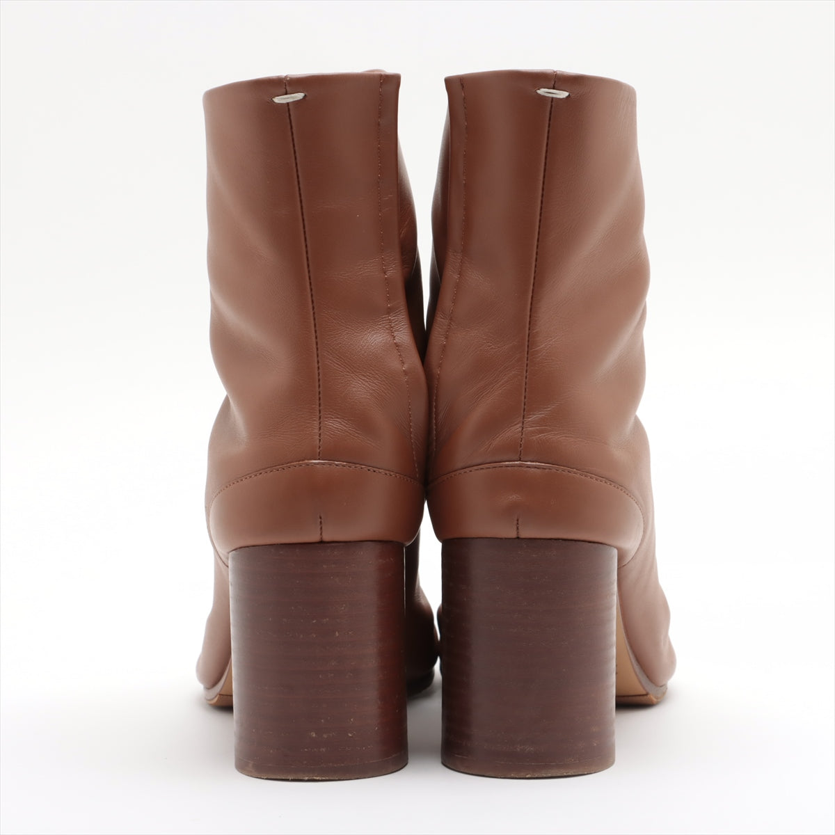 Maison Margiela TABI Leather Boots 38 Ladies' Brown Lift repair 22