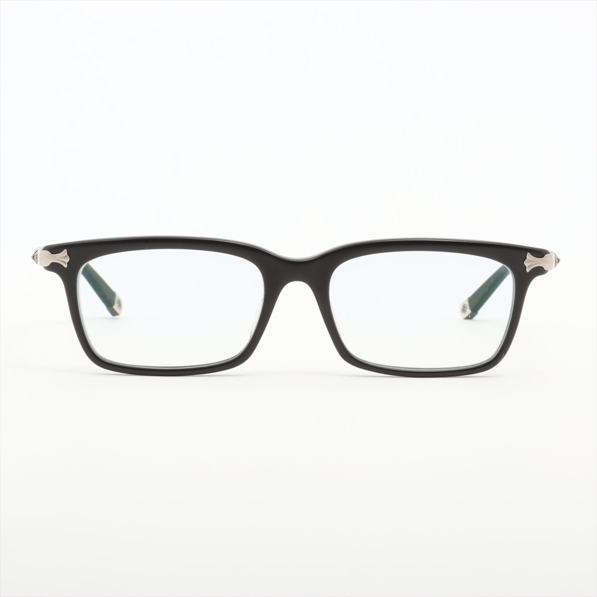 Chrome Hearts FUN HATCH-A Glasses 925 Guaranteed 54□18-148 Black × Silver Degree