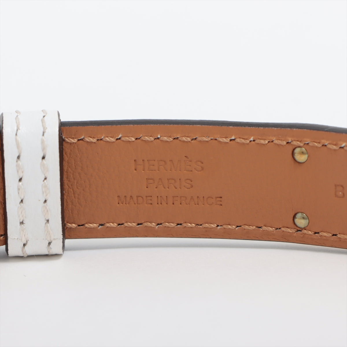 Hermès Kelly Belt B: 2023 Belt Veau Epsom White