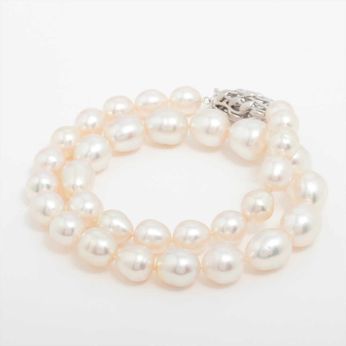 TASAKI Pearl Necklace K18WG Total 61.2 g