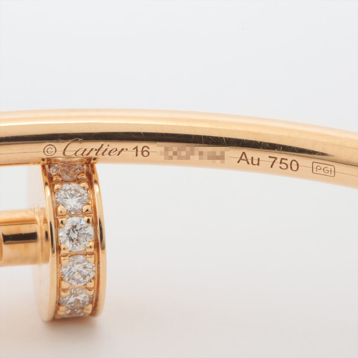 Cartier Juste un Clou SM diamond Bracelet 750(YG) 8.8g 16 CRB6066116