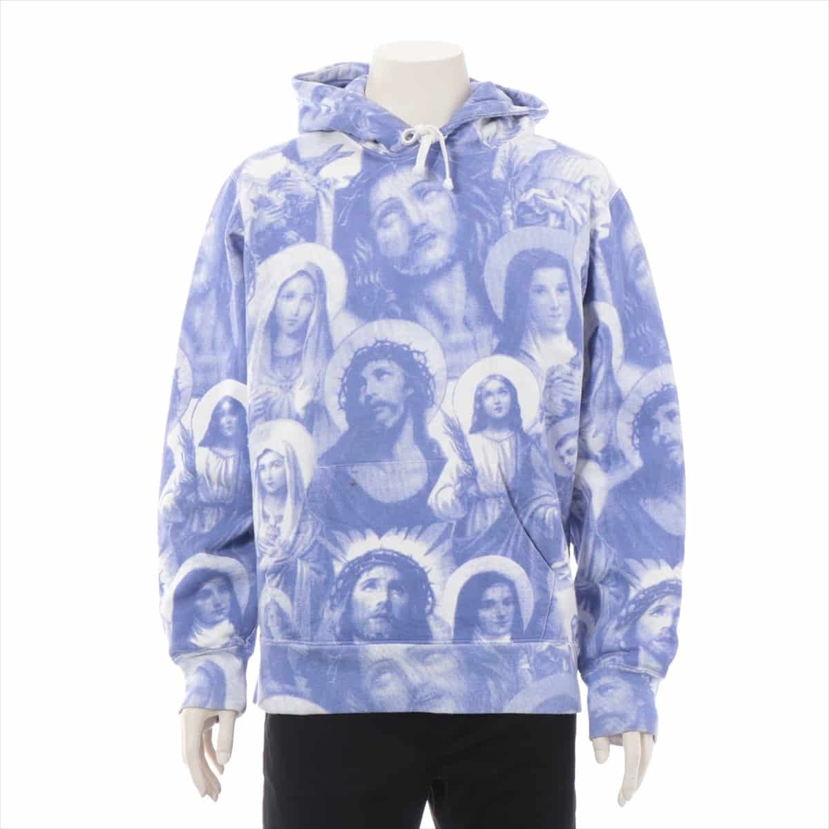 Supreme Cotton Parker M Men's Purple 18AW Jesus and Mary Hooded