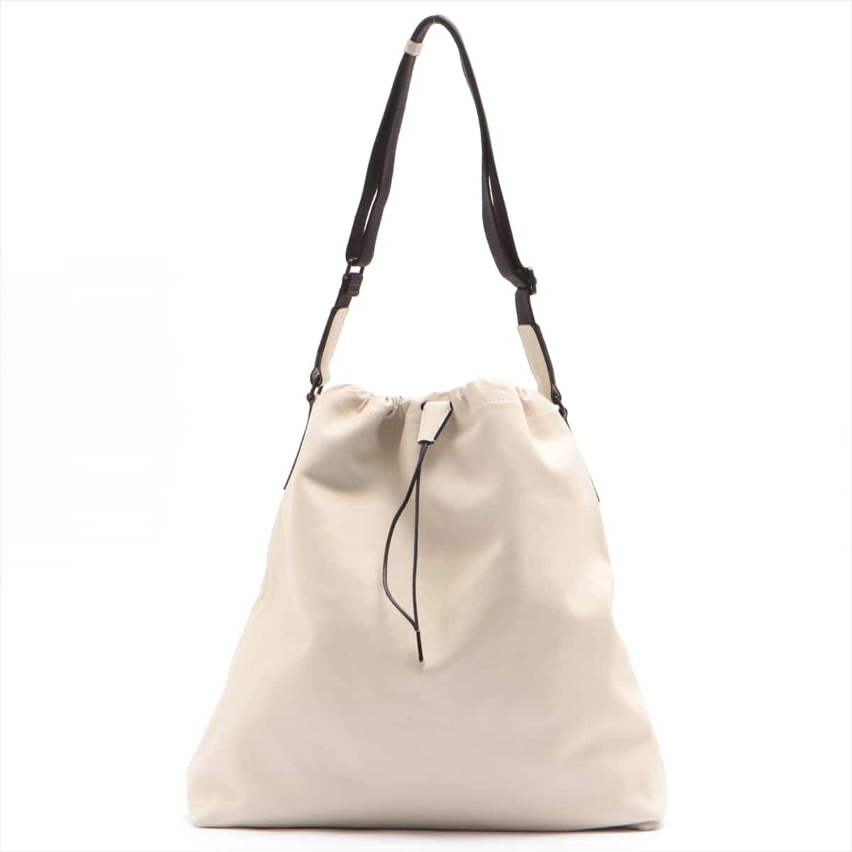 Berluti Mini Malle Leather Shoulder bag White