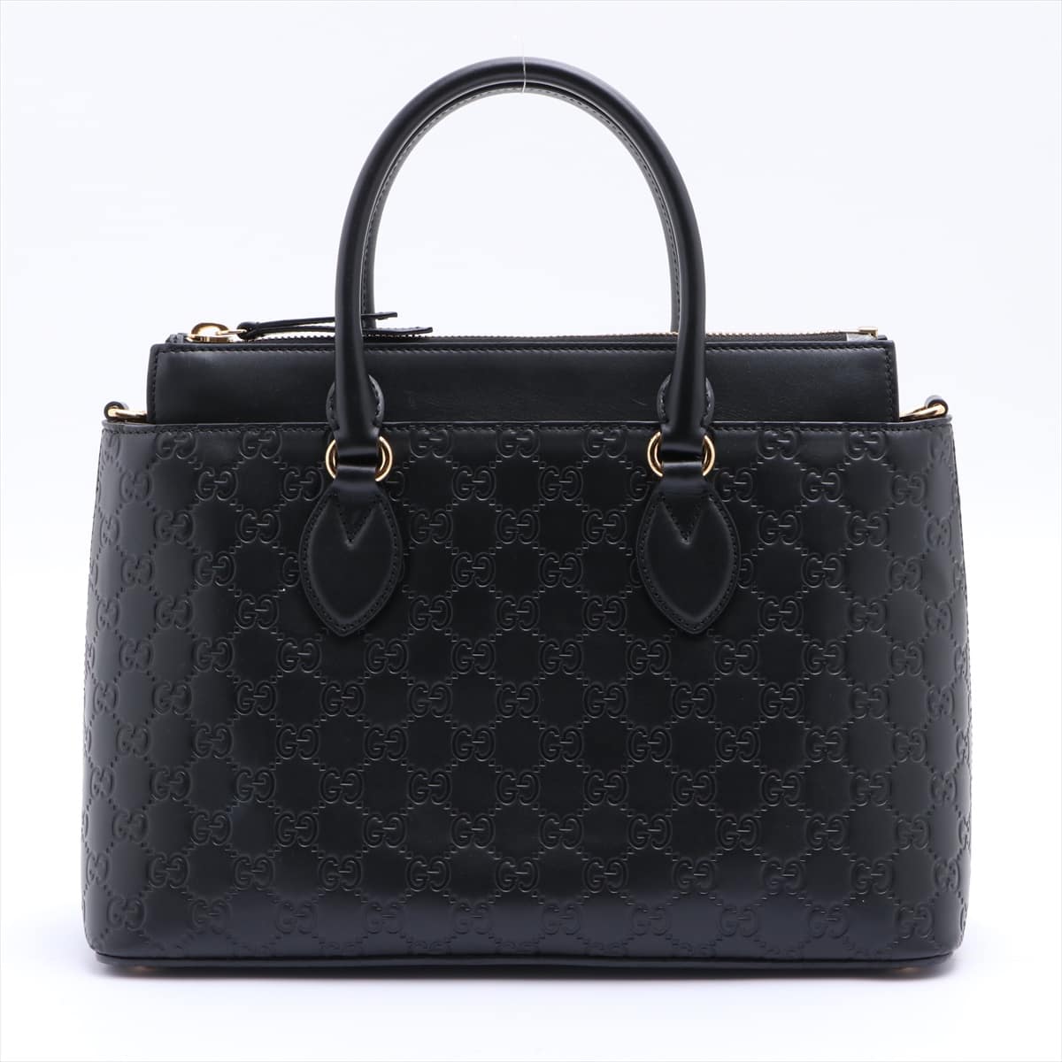 Gucci Guccissima Leather 2way shoulder bag Black 409534