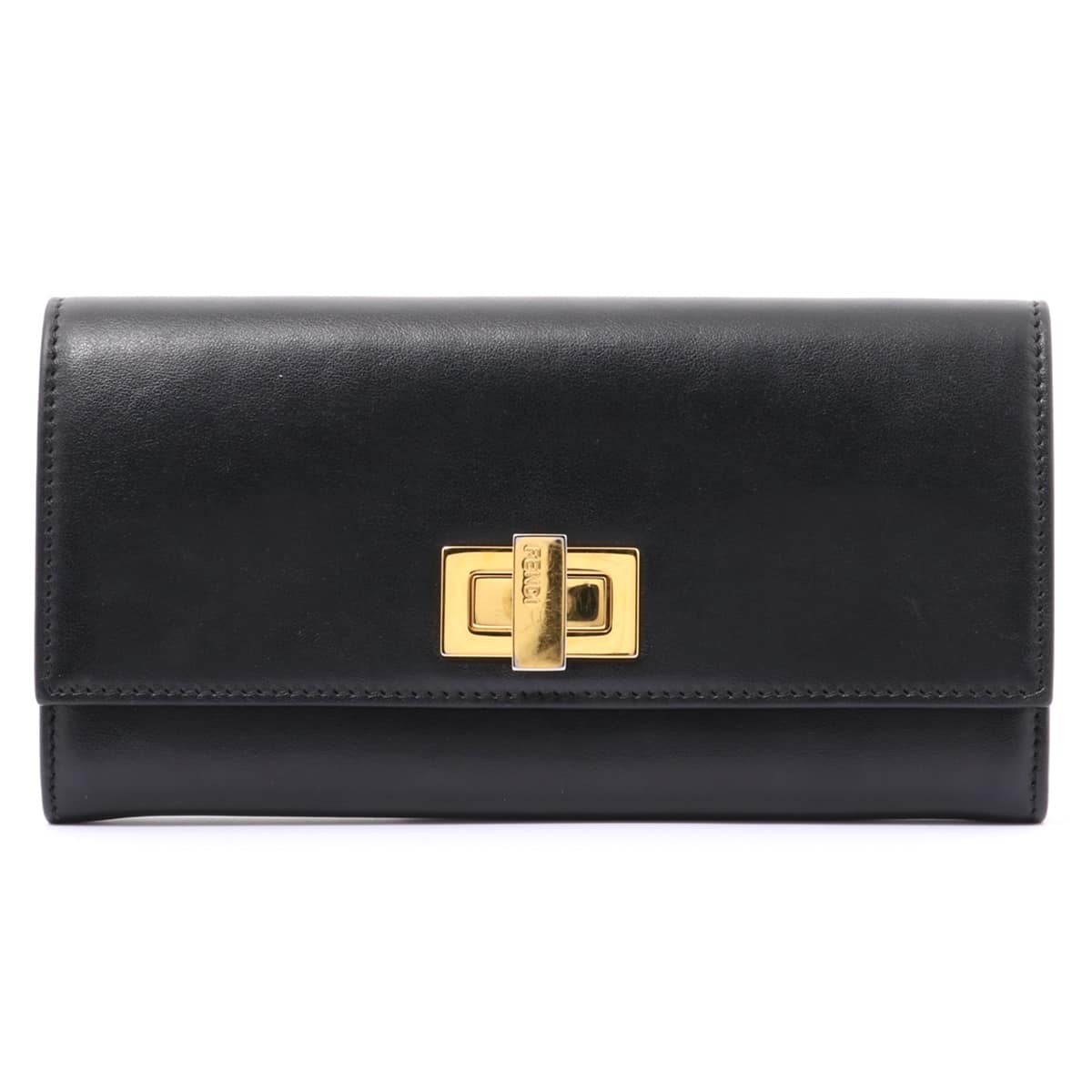 Fendi Leather Wallet Black