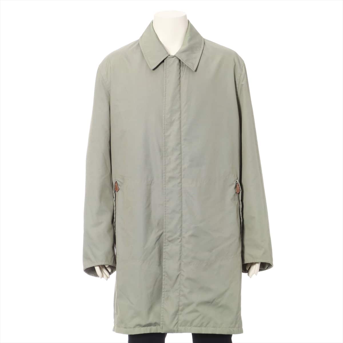 Hermès Polyester & Nylon Padded coat 50 Men's Khaki