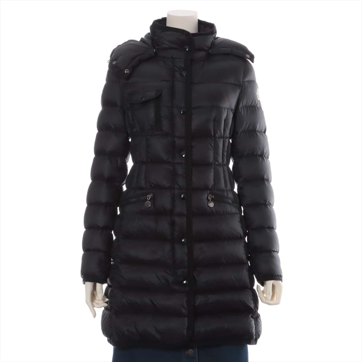Moncler HERMINE Nylon Down coat 0 Ladies' Black