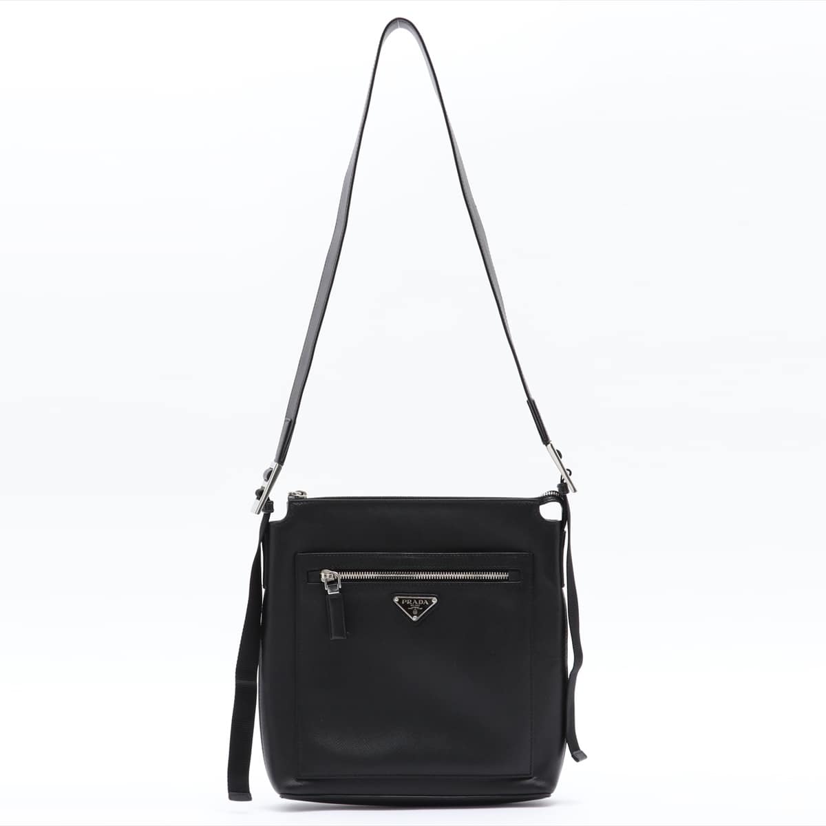 Prada Saffiano Shoulder bag Black 2VH062