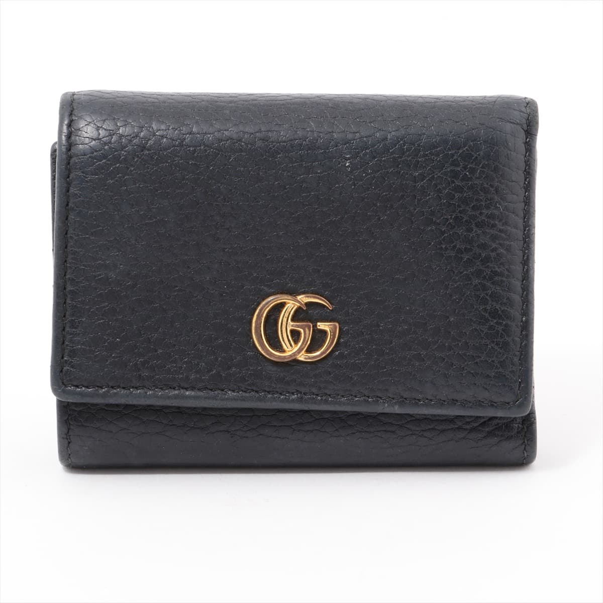 Gucci GG Marmont 474746 Leather Wallet Black