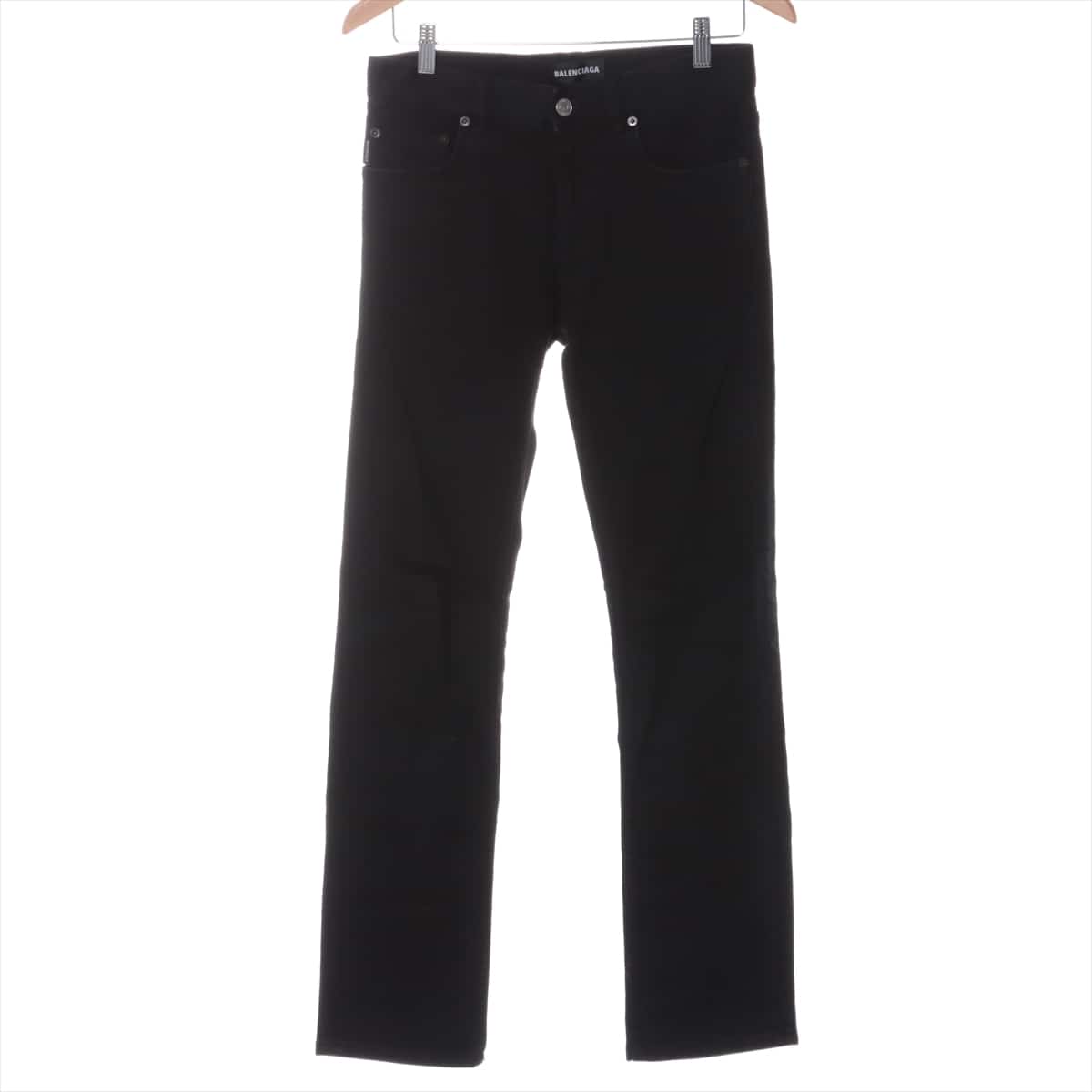 Balenciaga 19-year Cotton & Polyurethane Denim pants 28 Men's Black