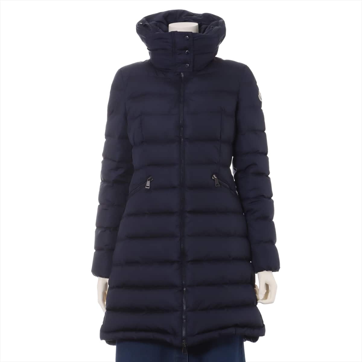 Moncler FLAMMETTE 2016 Nylon Down coat 1 Ladies' Navy blue