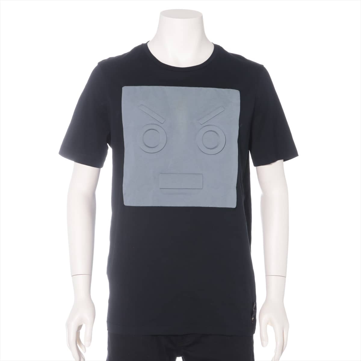 Fendi 16 years Cotton T-shirt 50 Men's Black  Fendi Face
