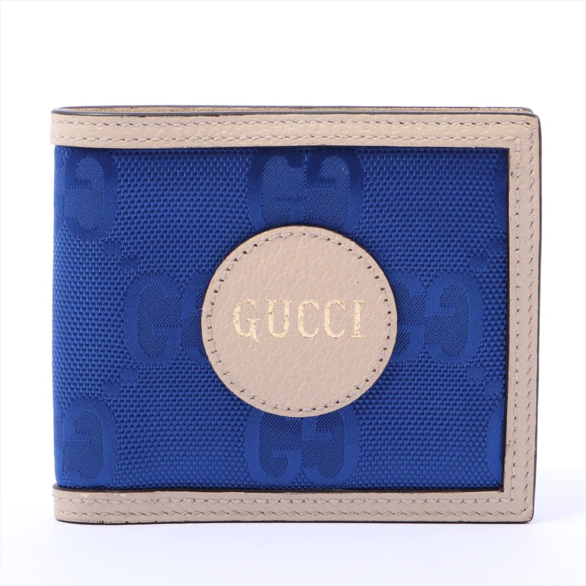 Gucci GG Nylon 625574 Nylon & Leather Wallet Blue Gucci Off the Grid