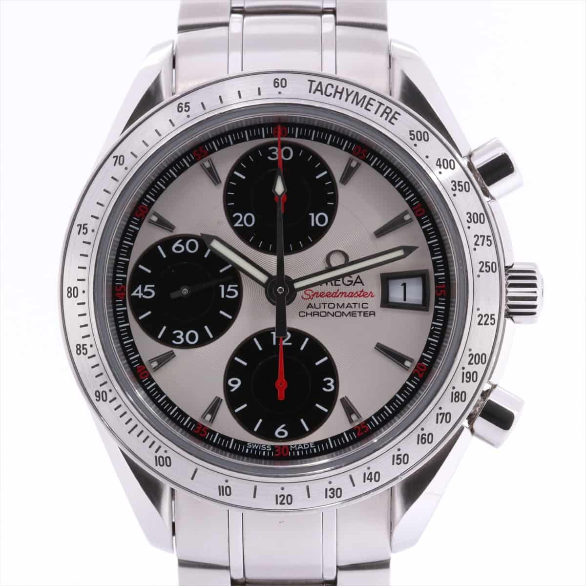 Omega Speedmaster 3211.31 SS AT White-Face Extra Link 1