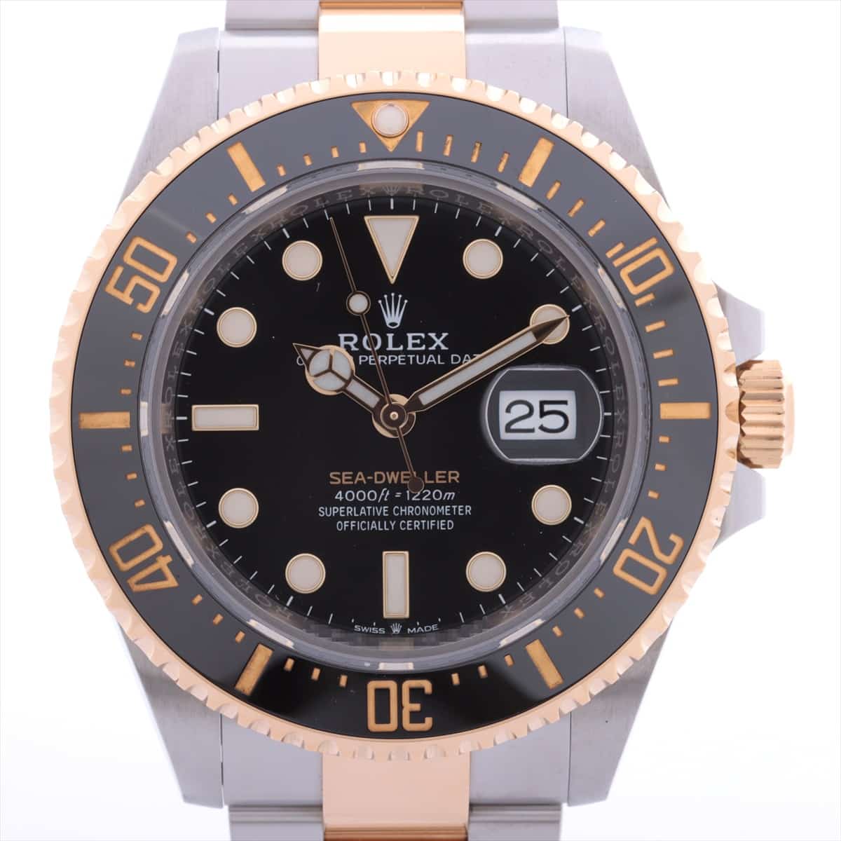 Rolex Sea-Dweller 126603 SS×YG AT Black-Face