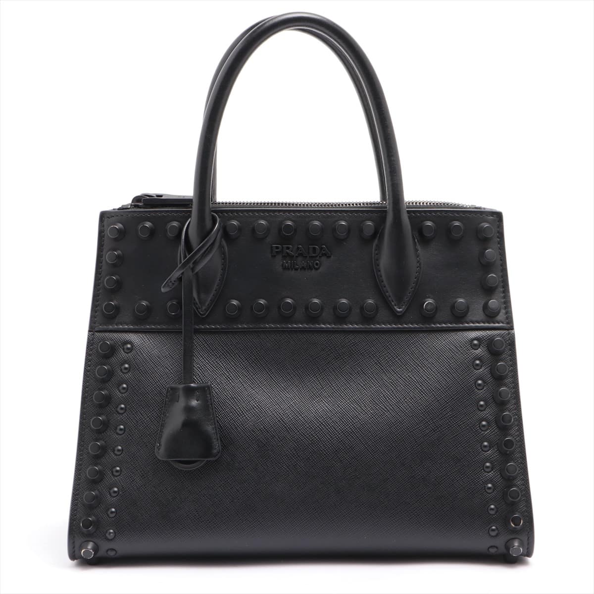 Prada Paradigm Leather 2way shoulder bag Black 1BA103