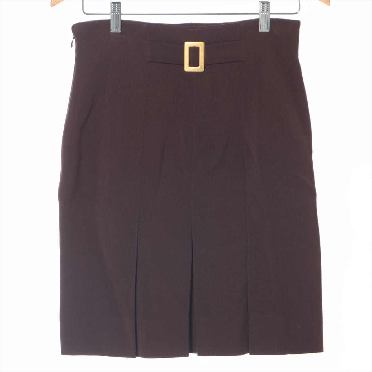 CELINE Wool Skirt 40 Ladies' Brown