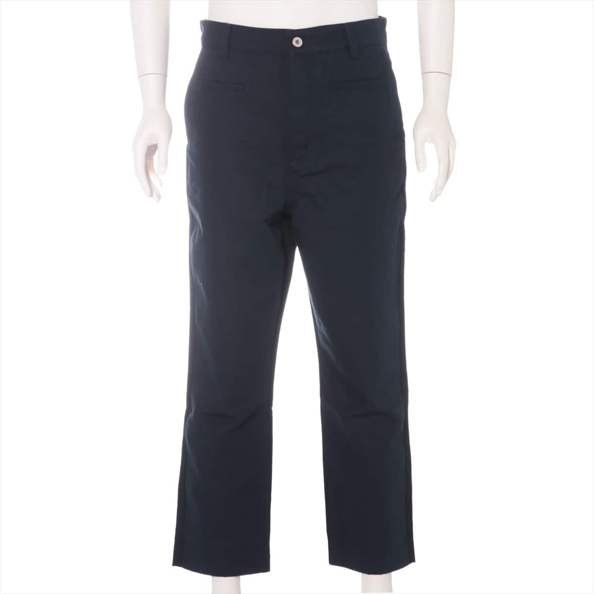 Loewe Cotton & linen Pants 44 Men's Navy blue