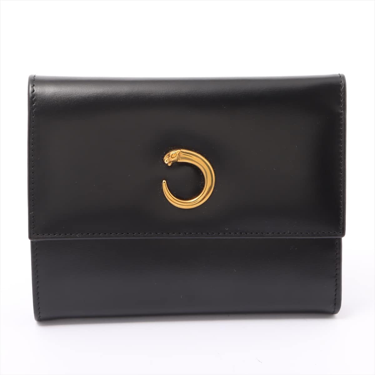 Cartier Panthère Leather Wallet Black