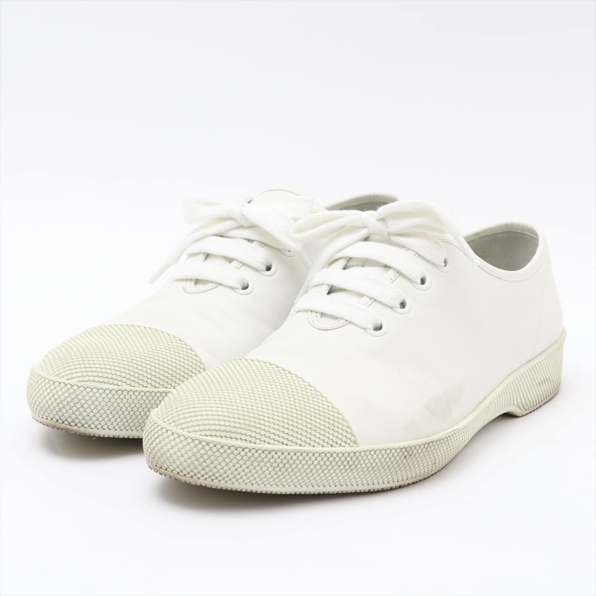 Prada Leather Sneakers 8 Men's White