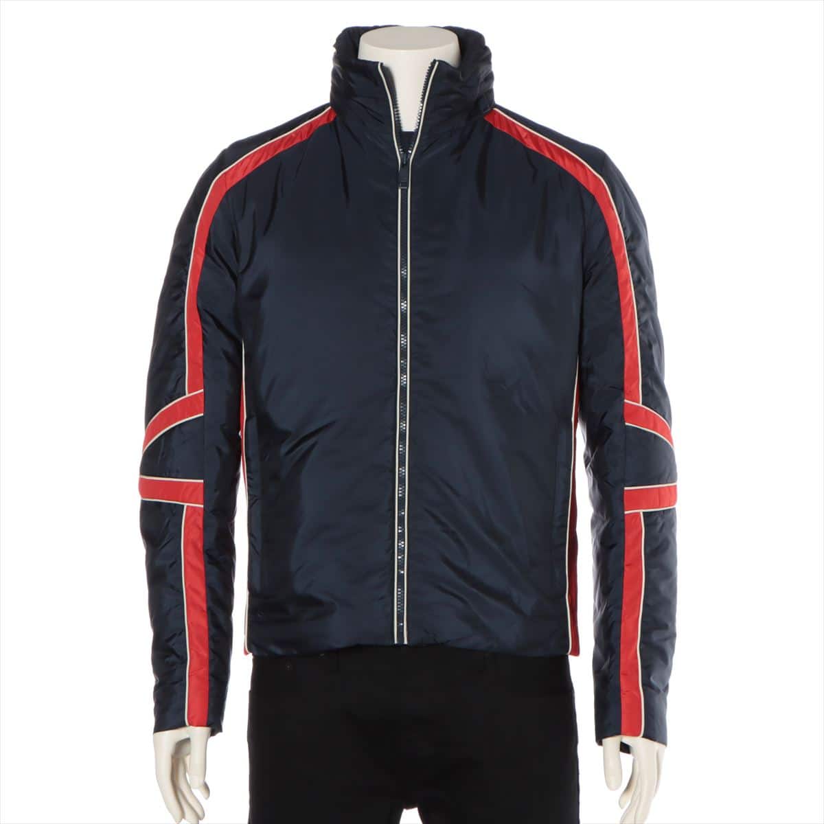 Prada Sport 15 years Nylon Insulated jacket 46 Men's Navy x red