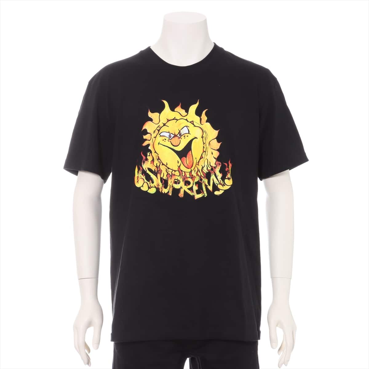 Supreme 20AW Cotton T-shirt M Men's Black  Sun