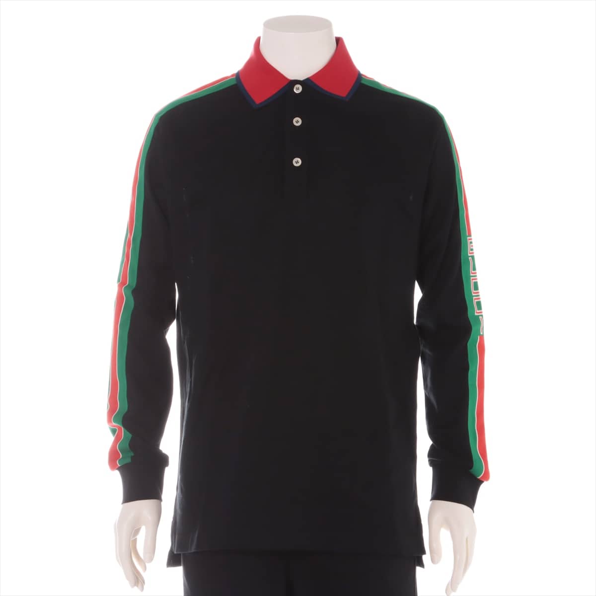 Gucci 19AW Cotton Polo shirt S Men's Black  Sherry Line