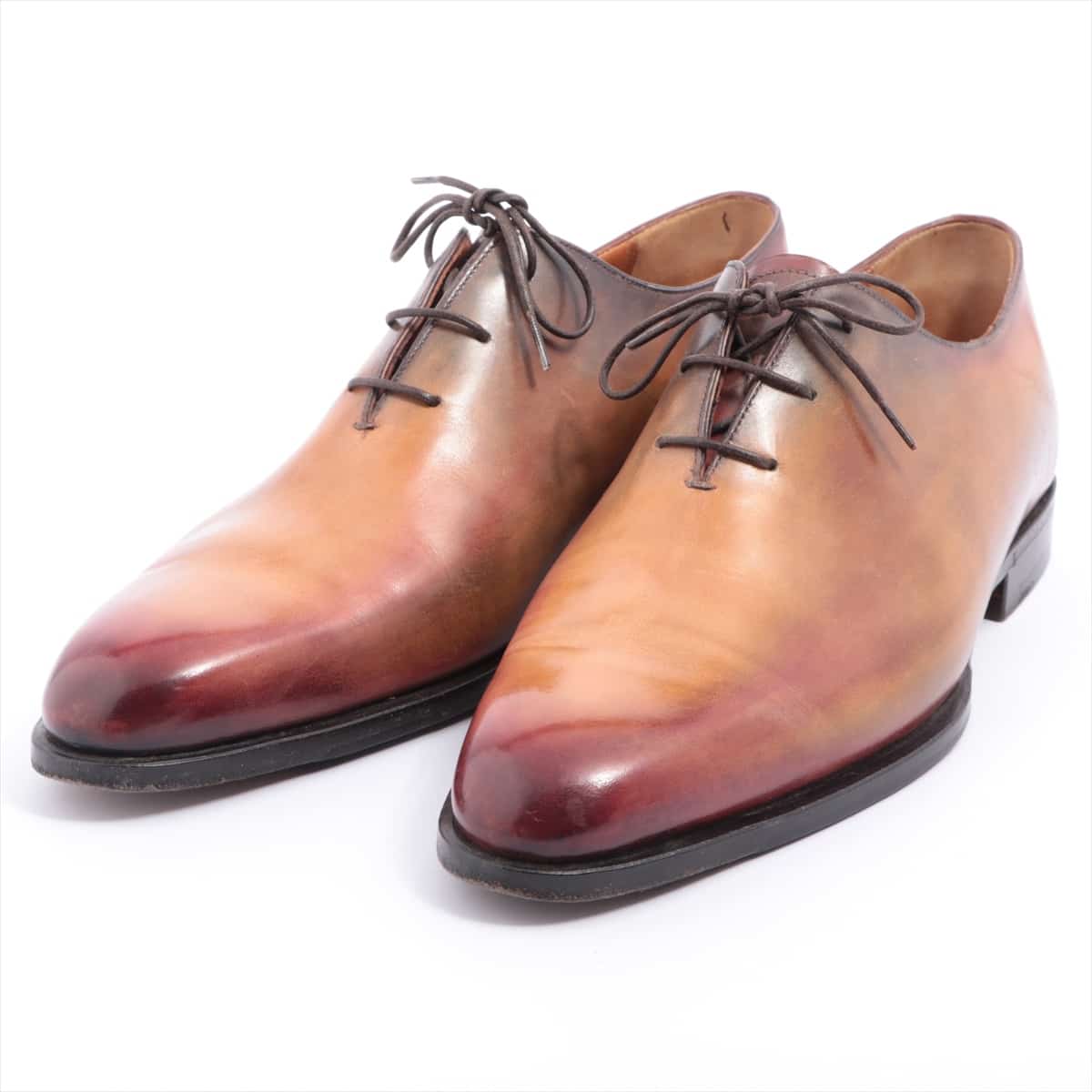 Berluti Leather Leather shoes 8 Men's Brown Hole cut