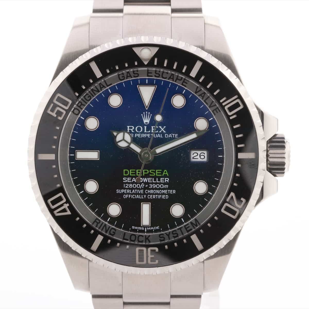 Rolex Sea-Dweller Deep Sea D blue 116660 SS AT D blue dial Extra Link 1