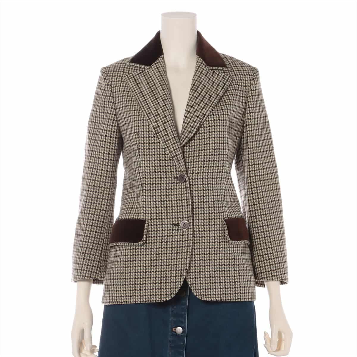 CELINE Wool Tailored jacket 36 Ladies' Multicolor