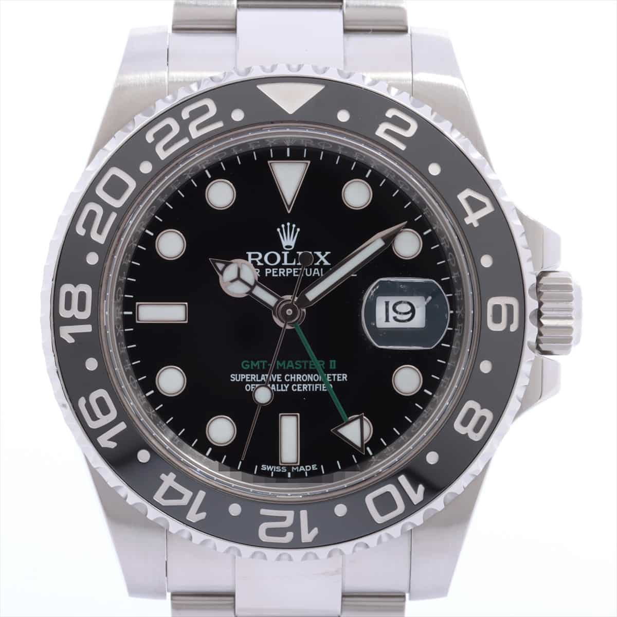 Rolex GMT Master Ⅱ 116710LN SS AT Black-Face