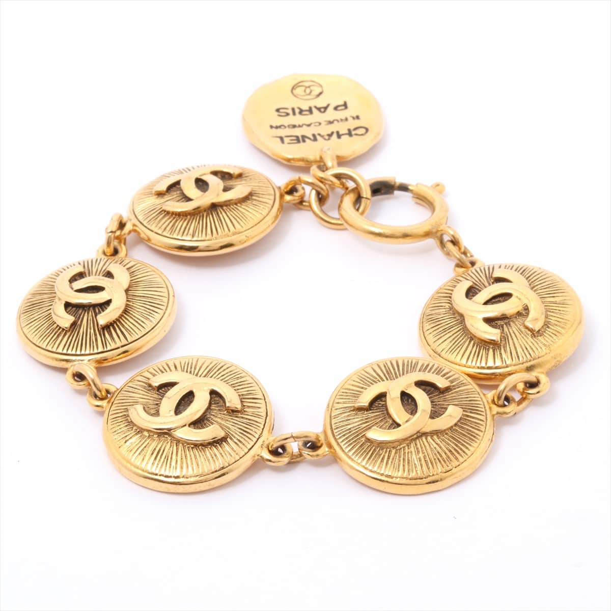 Chanel Coco Mark Bracelet GP Gold