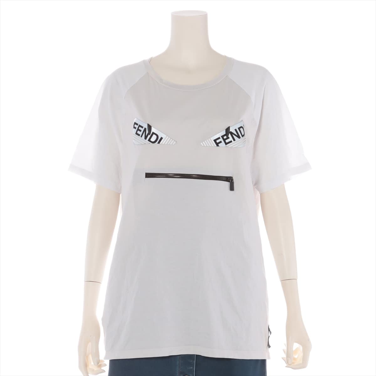 Fendi 18 years Cotton T-shirt XL Ladies' Ivory  Monster